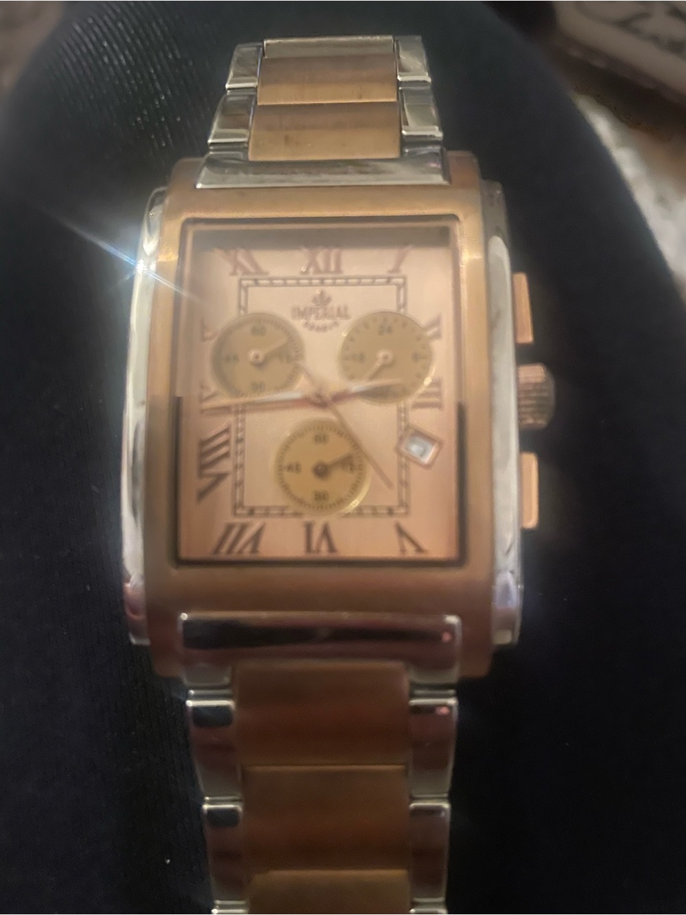 Vintage Men's Imperial Chronograph Watch